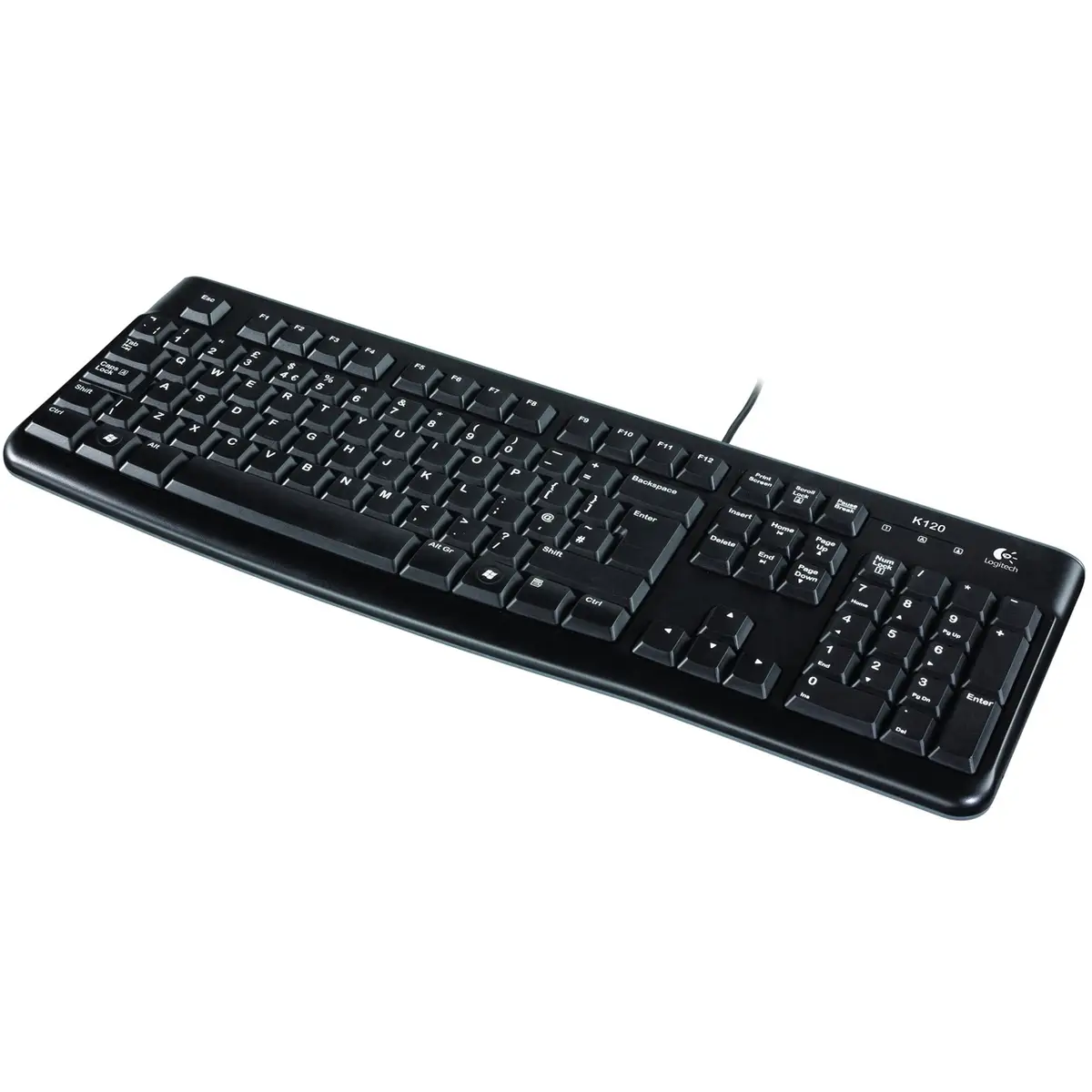 K120 Tastatur für Business Schwarz Layout Französisch