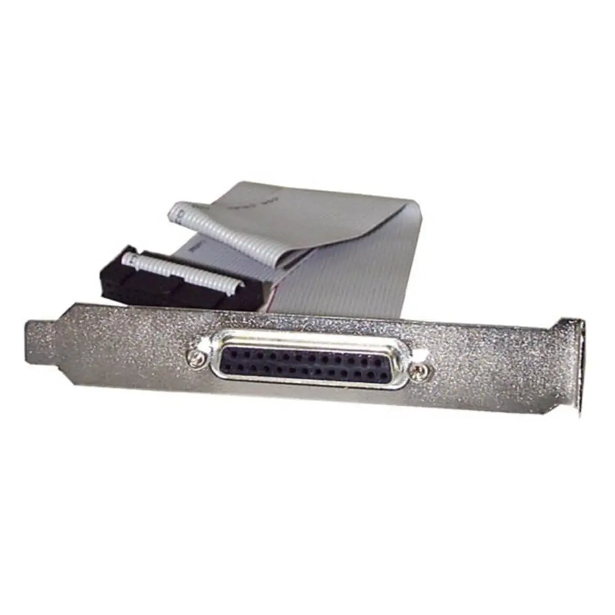 40cm DB25 Parallel Buchse auf IDC 25 Pin Header Slotblech