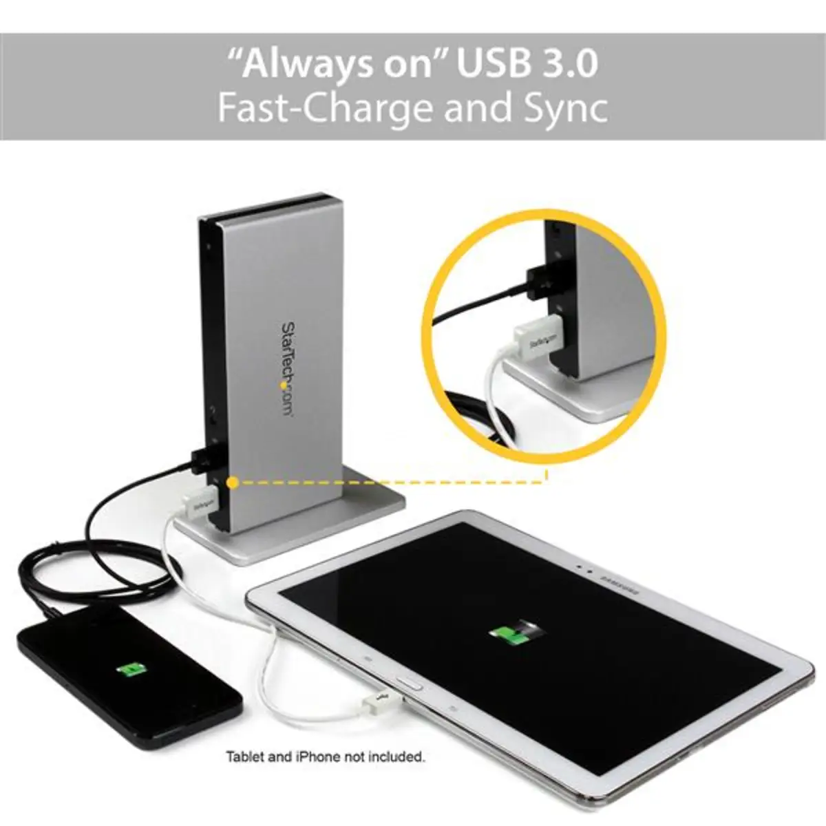 USB 3.0 Dockingstation mit Dual DVI / USB 3.0 / Gigabit Ethernet