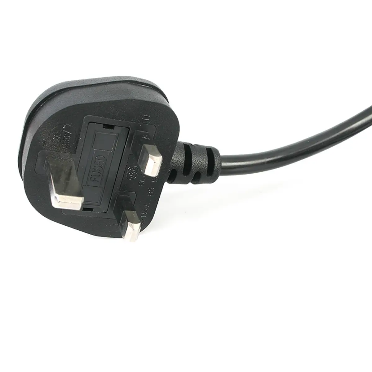 Laptop Power Cord 2 Slot for UK BS1363 to C7