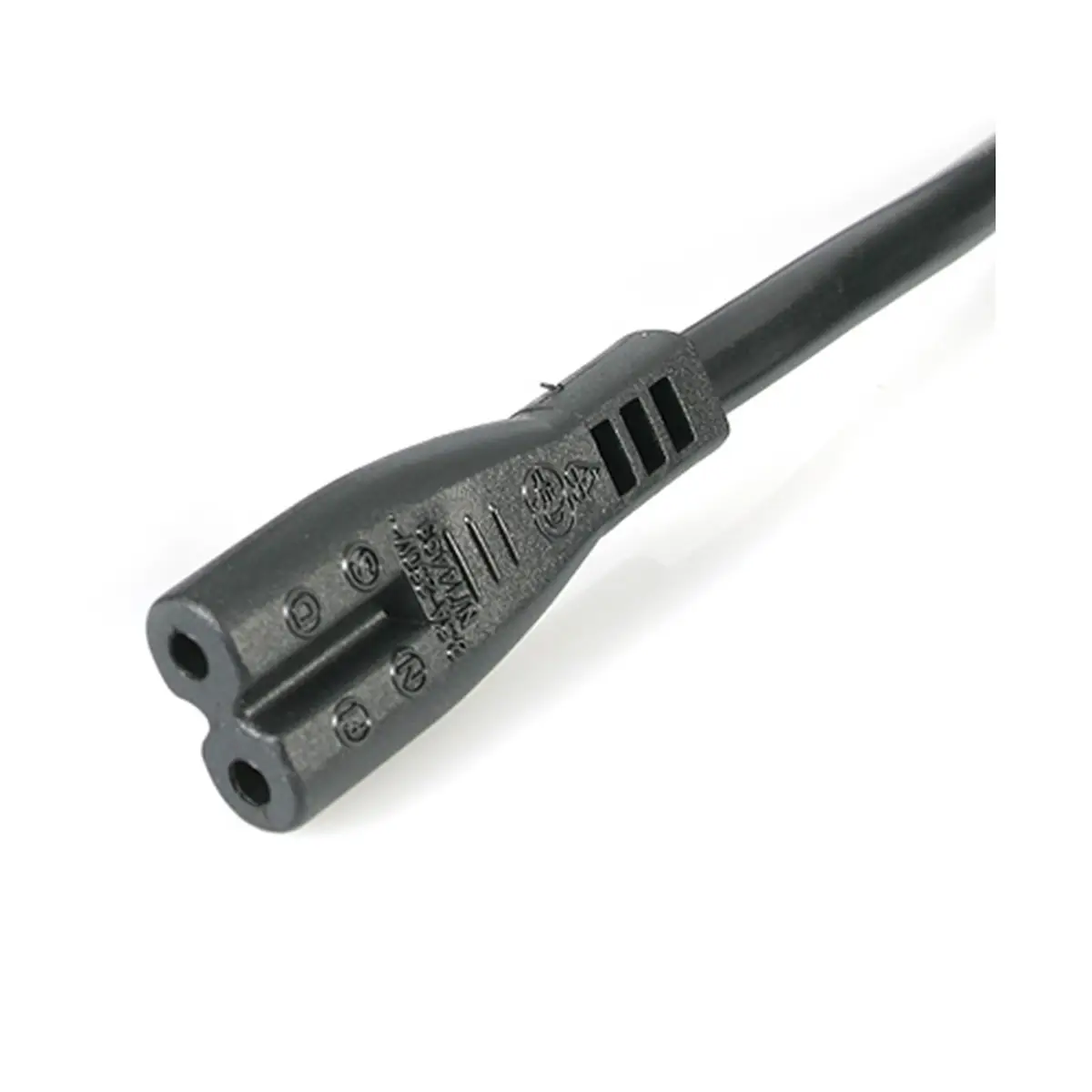 Laptop Power Cord 2 Slot for UK BS1363 to C7