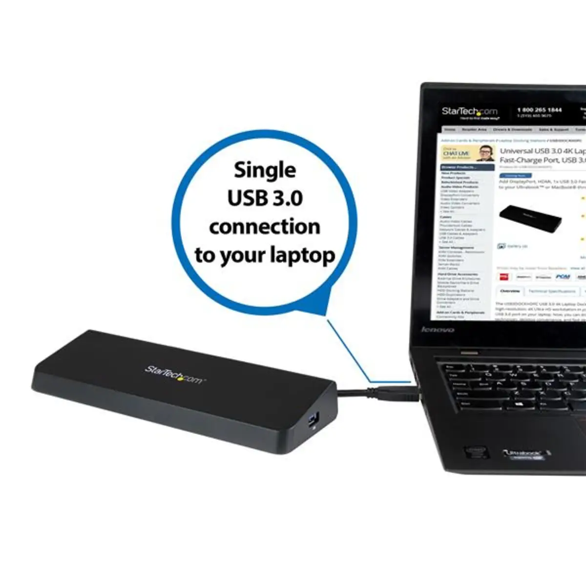 Universal USB 3.0 4K Dockingstation mit USB 3.0 / HDMI / DP / Gigabit Ethernet