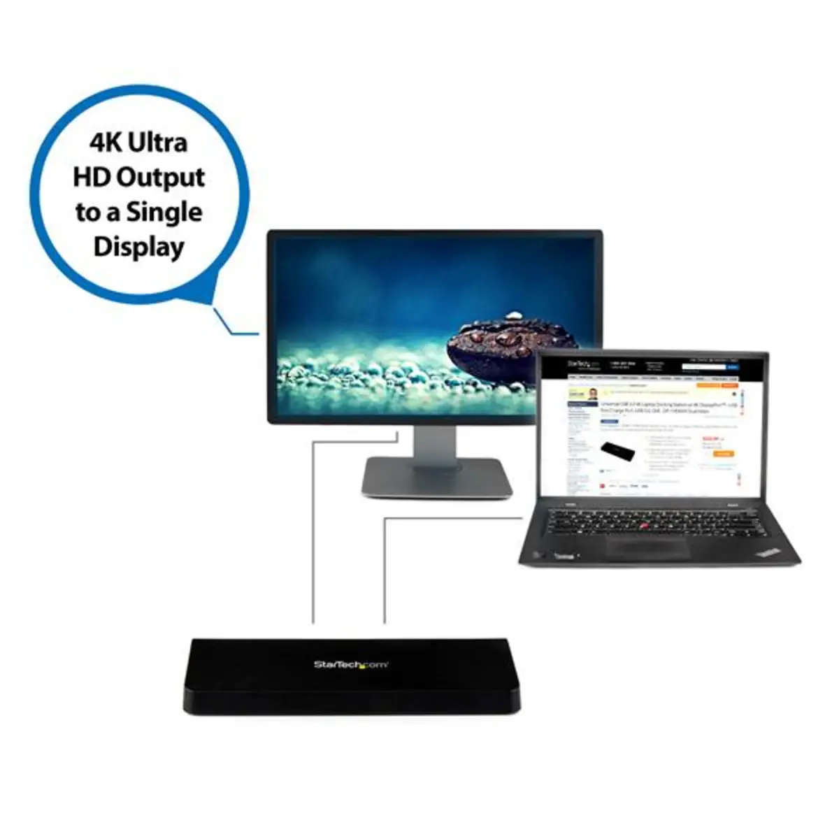 Universal USB 3.0 4K Dockingstation mit USB 3.0 / HDMI / DP / Gigabit Ethernet