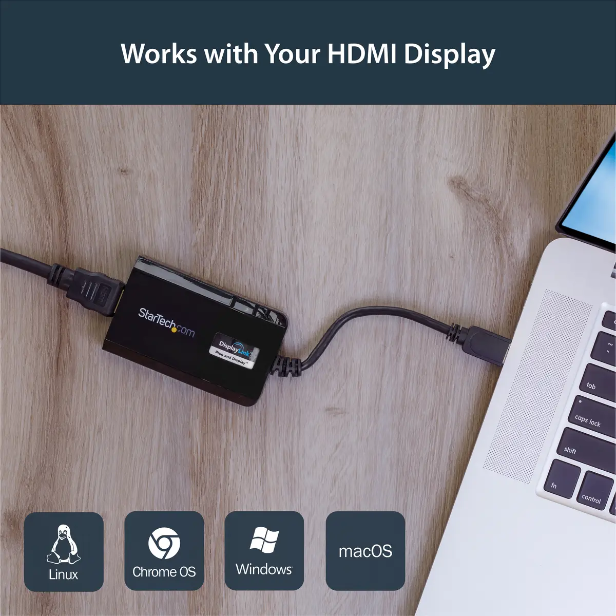 USB 3.0 auf HDMI Adapter - Externe Monitor Grafikkarte für Mac und PC HD 1080p