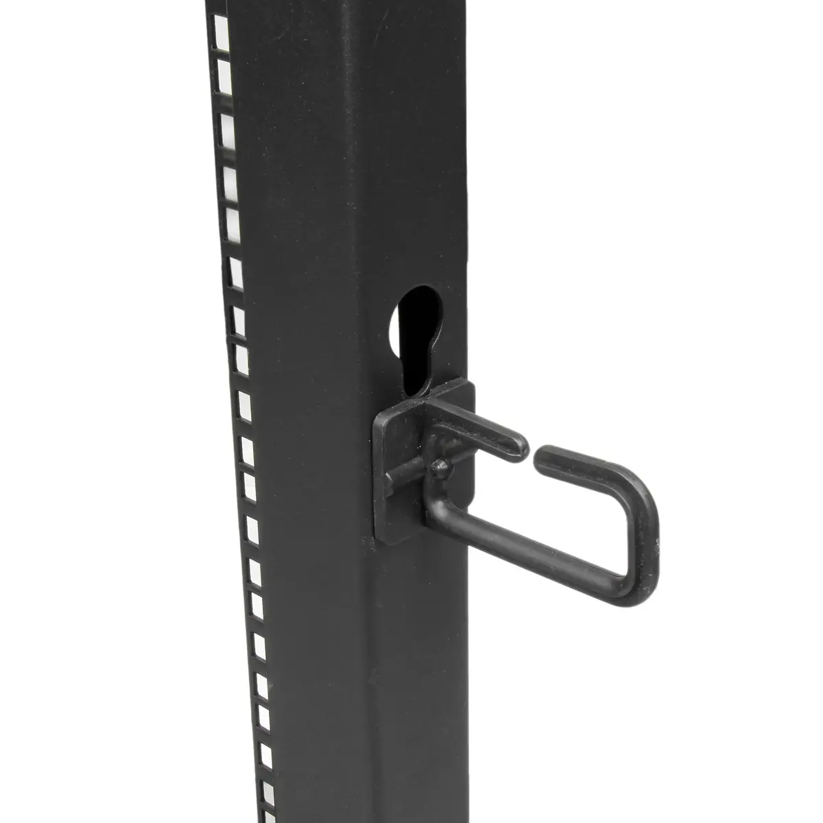 25HE 4 Pfosten Open Frame Server Rack tiefenverstellbar mit Rollen / Nivellierfüße und Kabelverwaltung