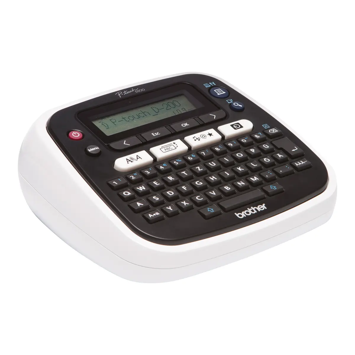 P-touch PT-D200BW Thermal transfer 20 mm/Sec. 180 dpi 9 mm pressure altitude