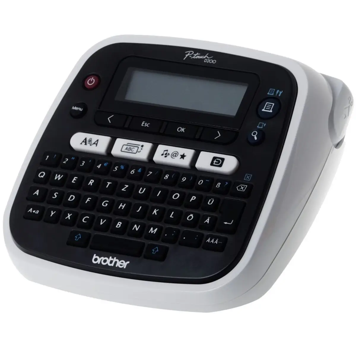 P-touch PT-D200BW Thermal transfer 20 mm/Sec. 180 dpi 9 mm pressure altitude