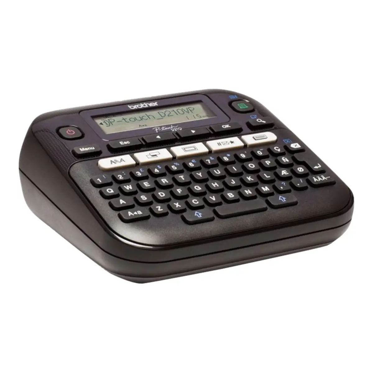 P-touch PT-D200BWVP case solution Thermal transfer 20 mm/Sec. 180 dpi 9 mm pressure altitude