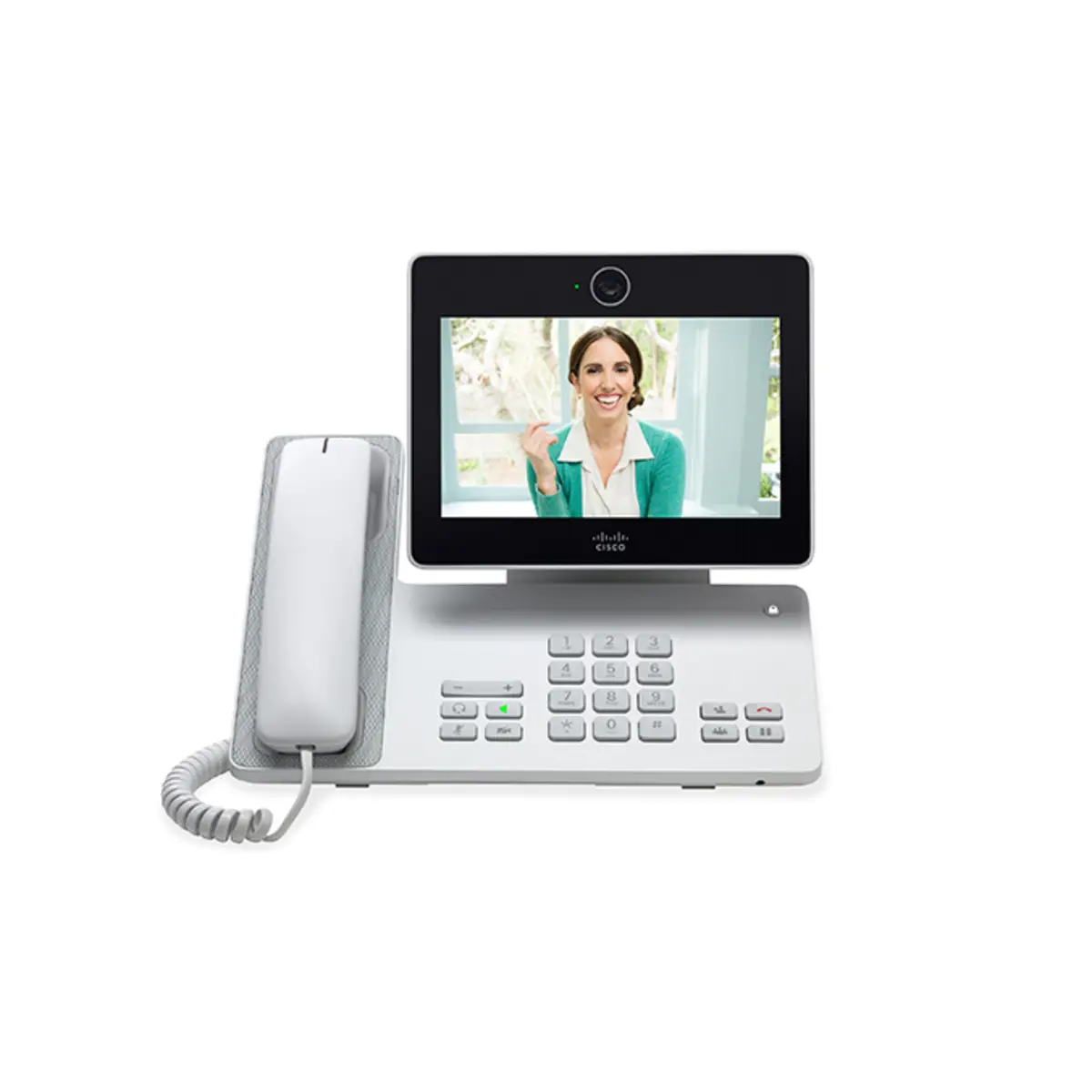 DX650 Desktop-Collaboration-Telefon VoIP Farben-Display 7" Touchscreen WLAN schnurgebunden weiß