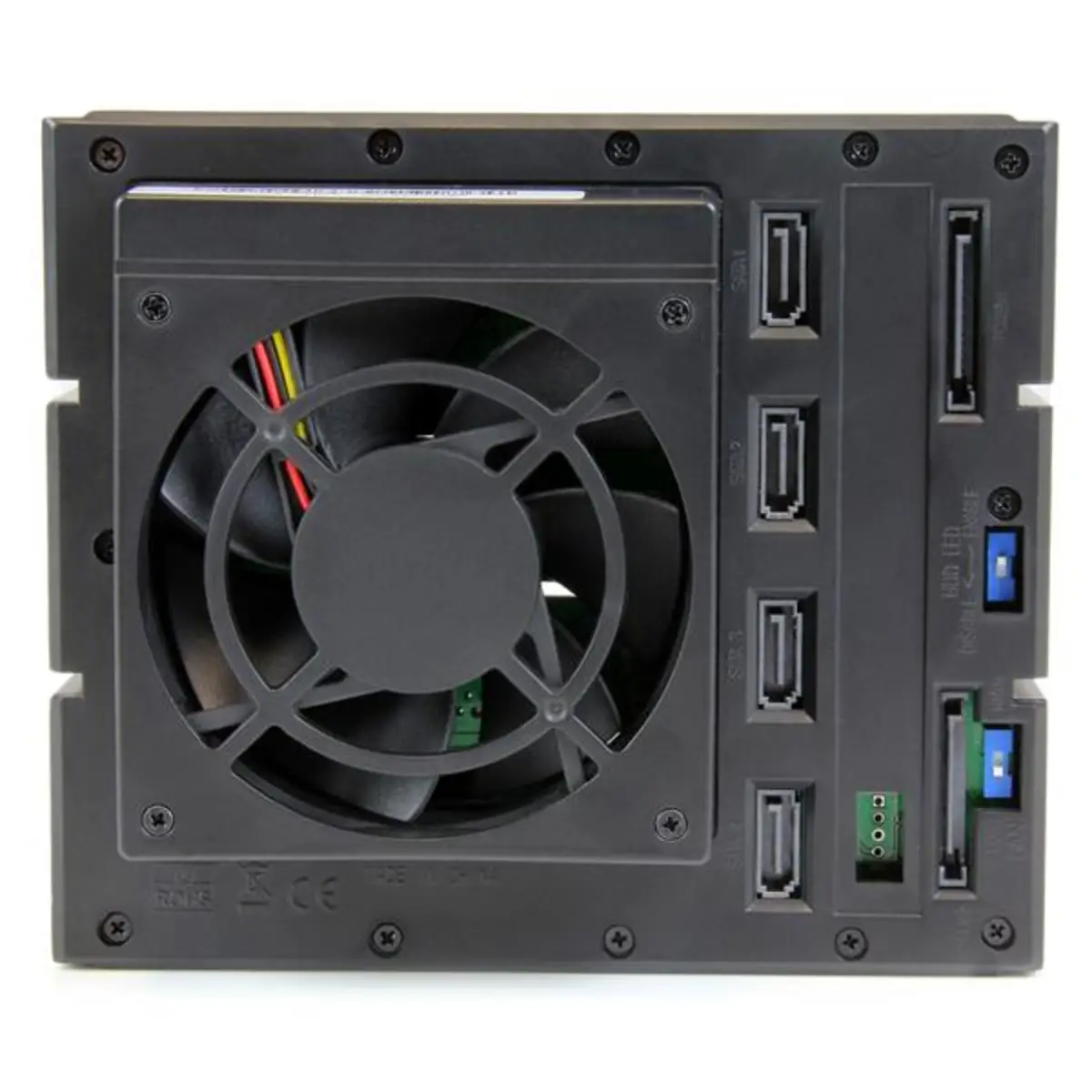 4-Bay Hot Swap Mobile Rack für 8,9cm(3,5") SAS II/SATA III schwarz