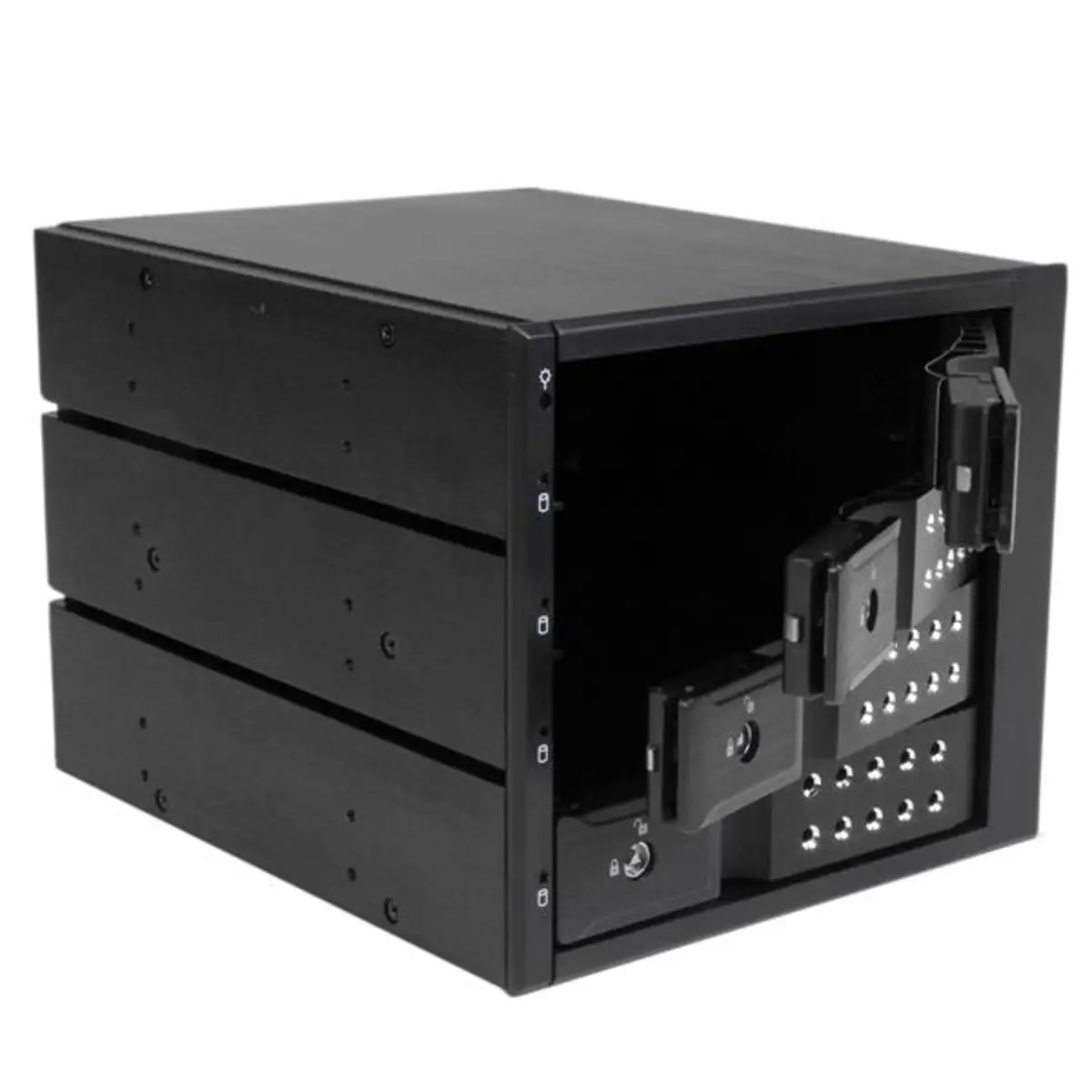 4-Bay Hot Swap Mobile Rack für 8,9cm(3,5") SAS II/SATA III schwarz