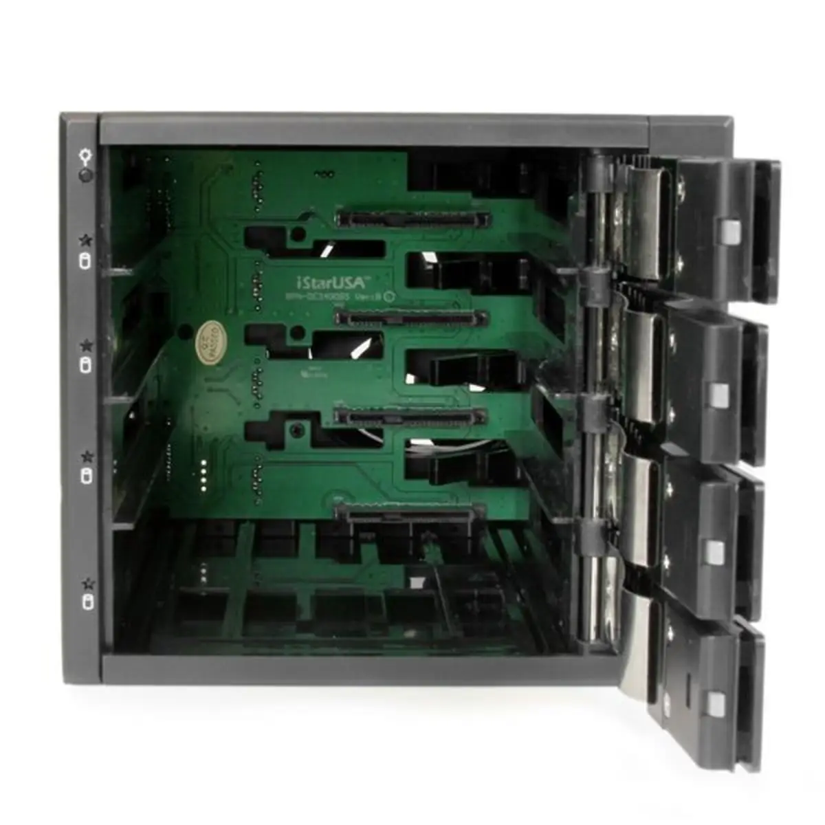 4-Bay Hot Swap Mobile Rack für 8,9cm(3,5") SAS II/SATA III schwarz