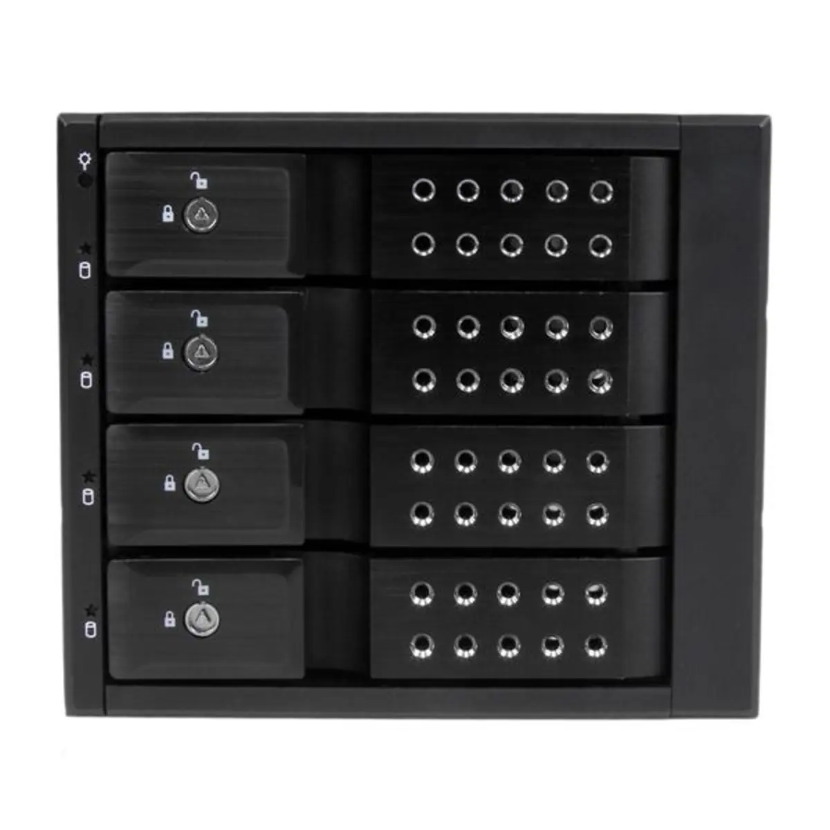 4-Bay Hot Swap Mobile Rack für 8,9cm(3,5") SAS II/SATA III schwarz