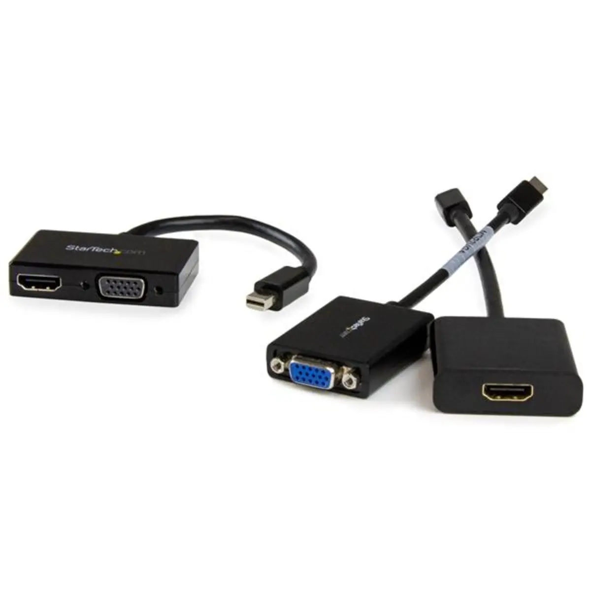 StarTech Mini-DisplayPort to VGA / HDMI converter black