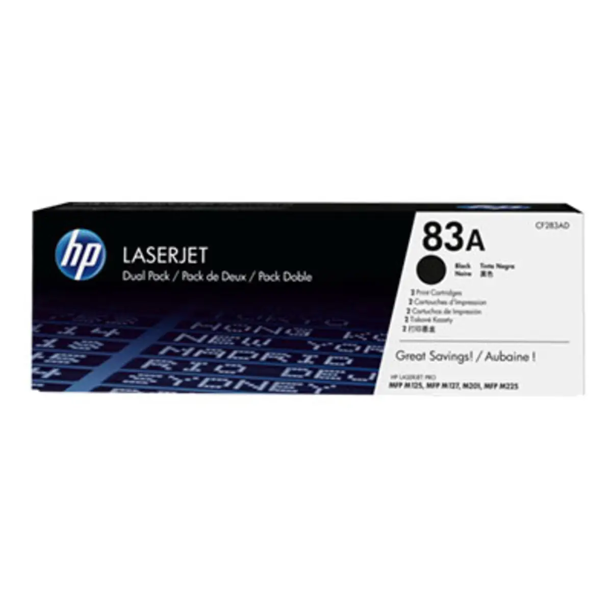 Toner CF283AD 83A ca. je 1500 Seiten schwarz Twinpack