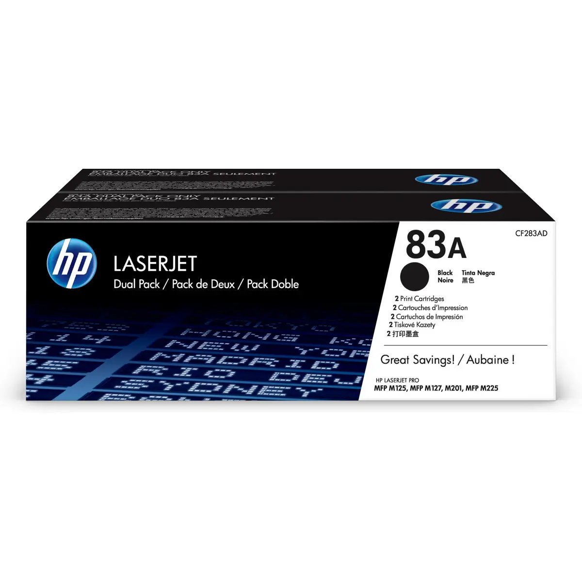 Toner CF283AD 83A ca. je 1500 Seiten schwarz Twinpack