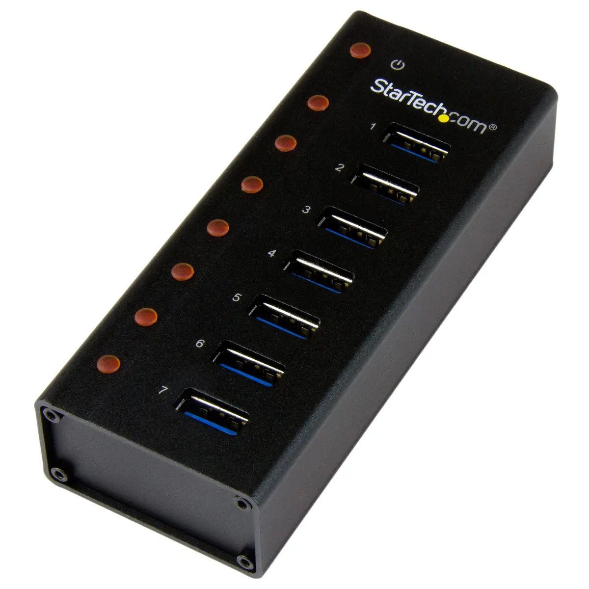 StarTech 7-Port USB 3.0 Hub black