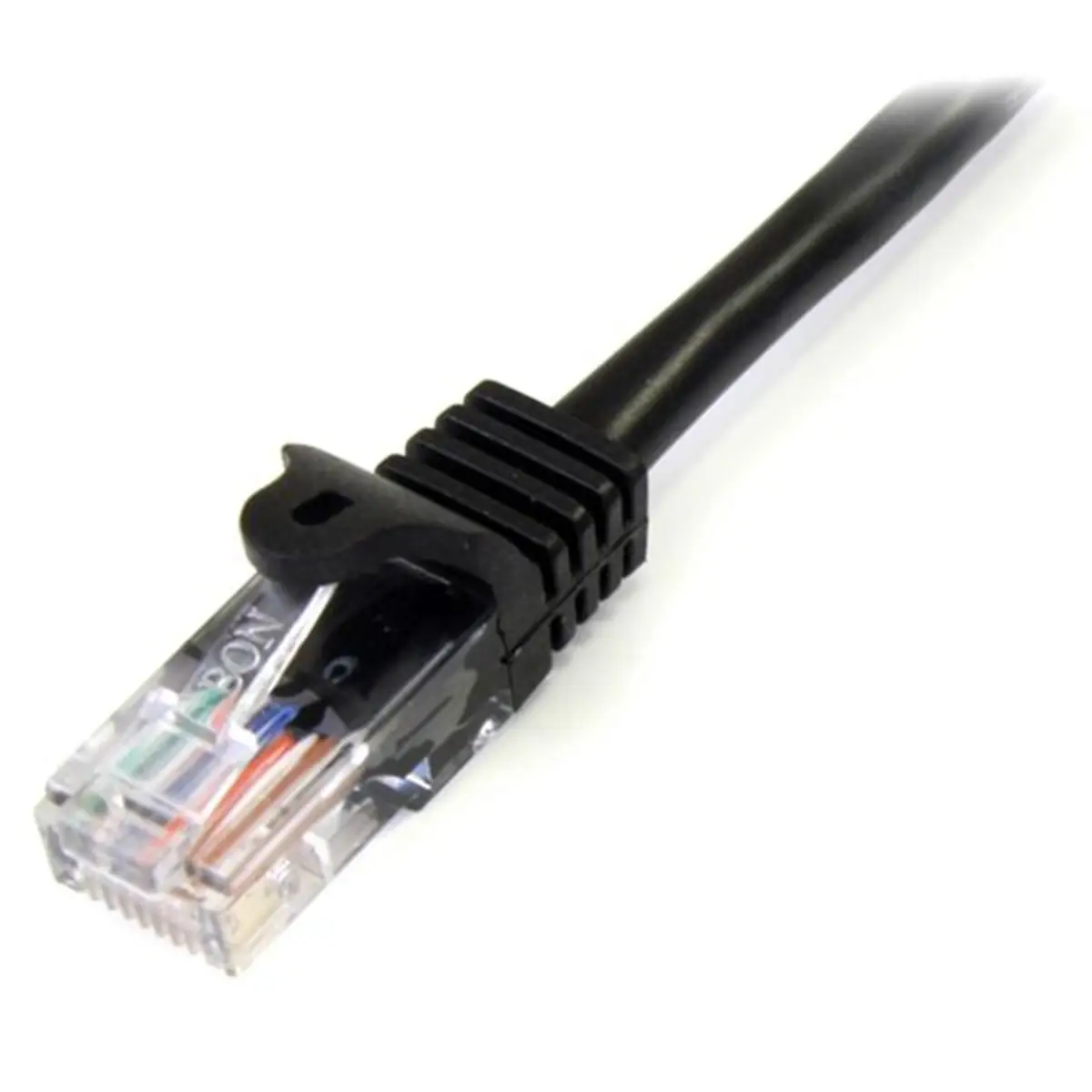 Patchkabel RJ-45 U/UTP Cat5e schwarz 1m
