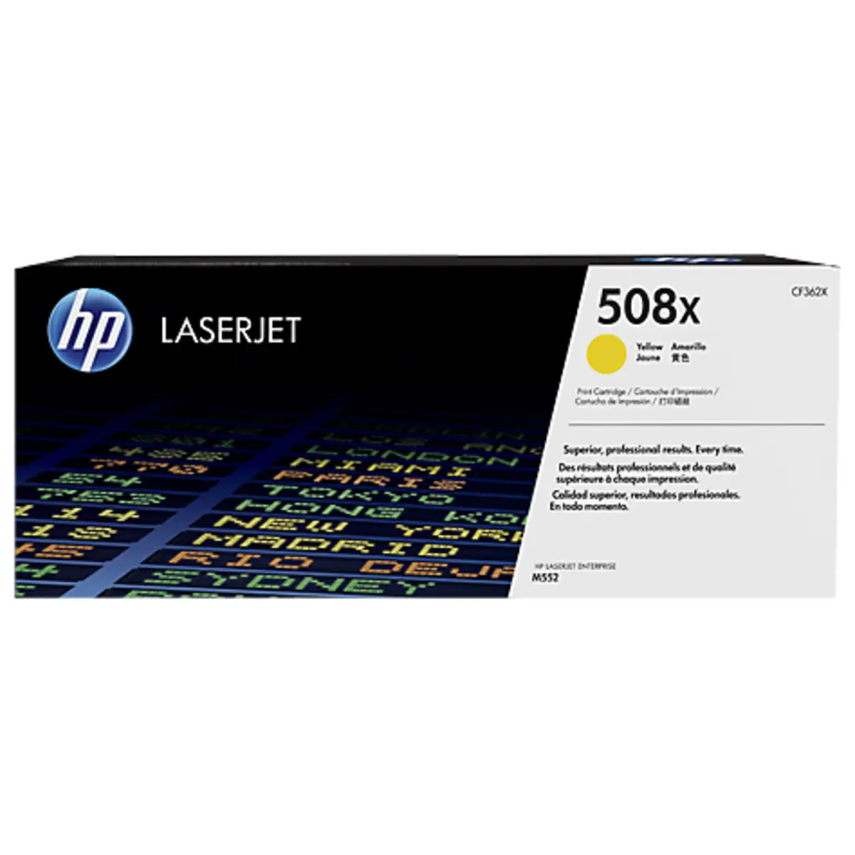 Toner 508X ca. 9.500 Seiten Gelb,