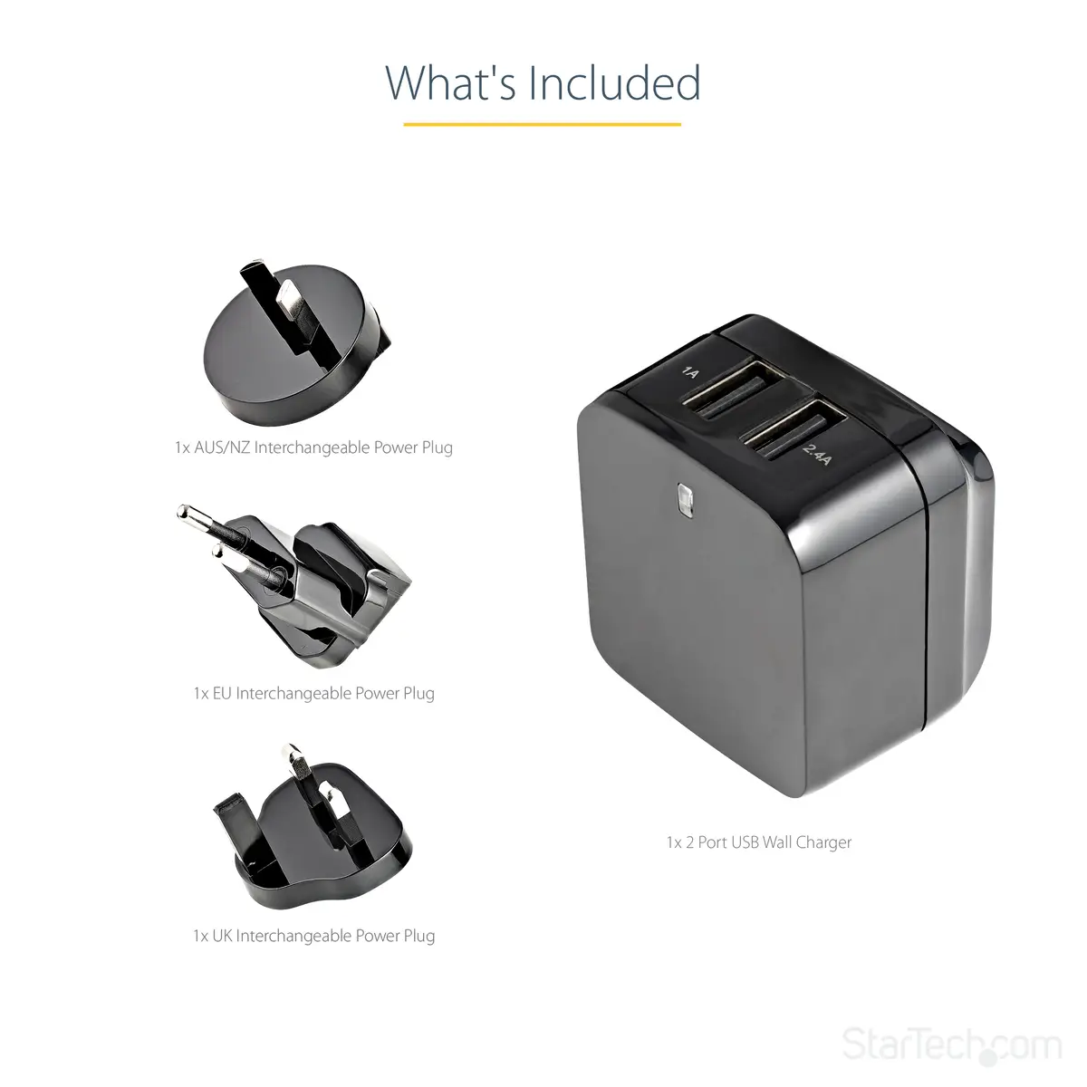 2-Port USB Ladegerät/Netzteil 17W