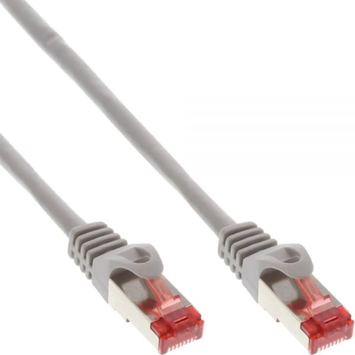 Patchkabel RJ-45 S/FTP Cat6 Grau 10 m