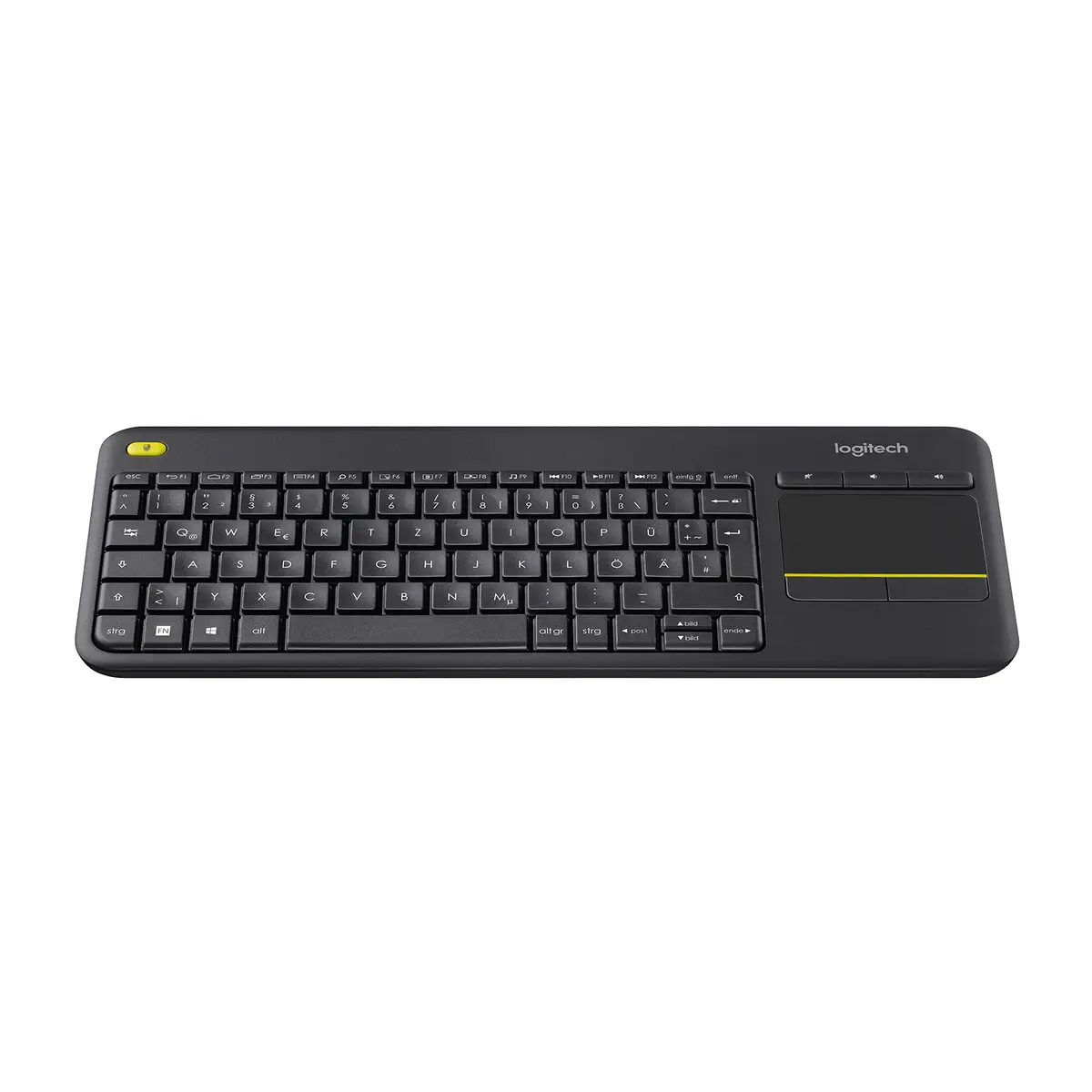 keyboard K400 Plus anthracite USB black Layout german