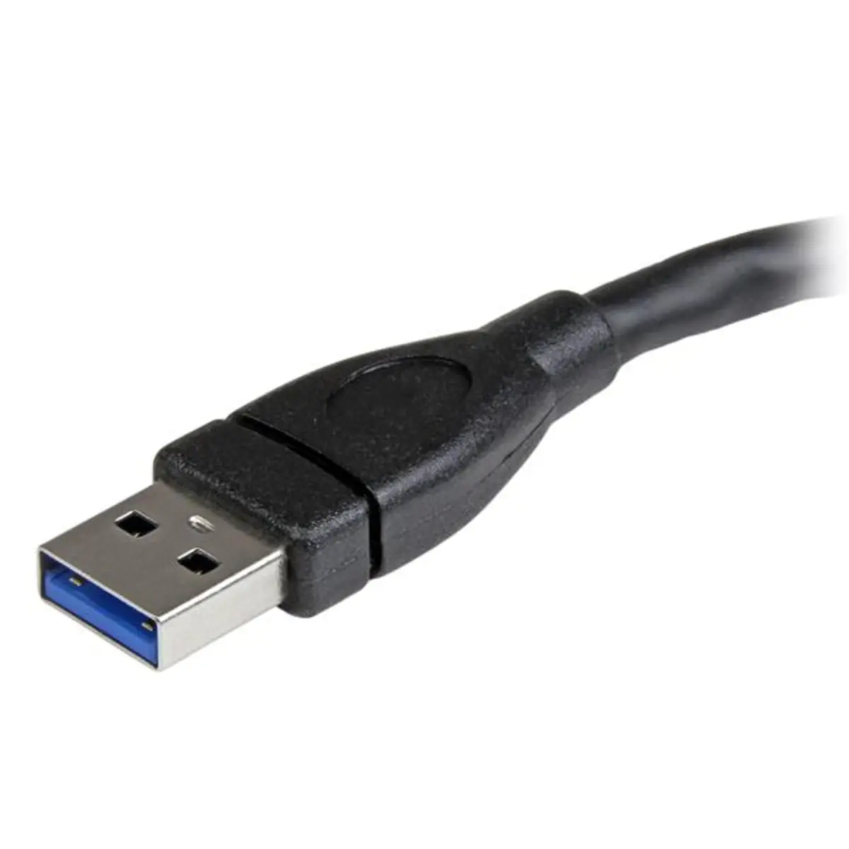 StarTech USB 3.0 extensionscable A/A plug/socket black 15cm