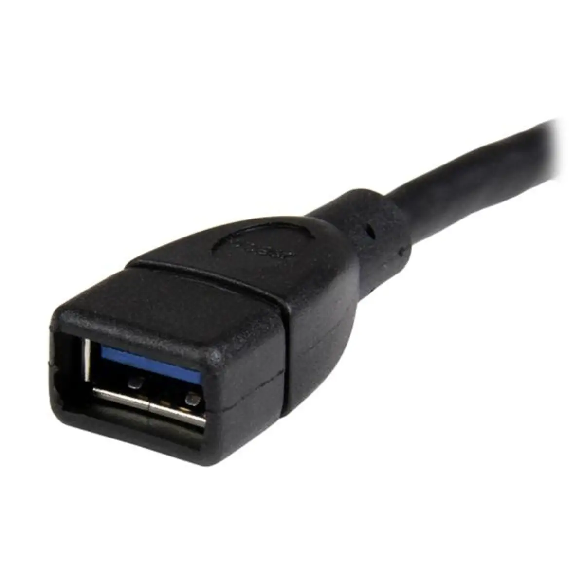StarTech USB 3.0 extensionscable A/A plug/socket black 15cm