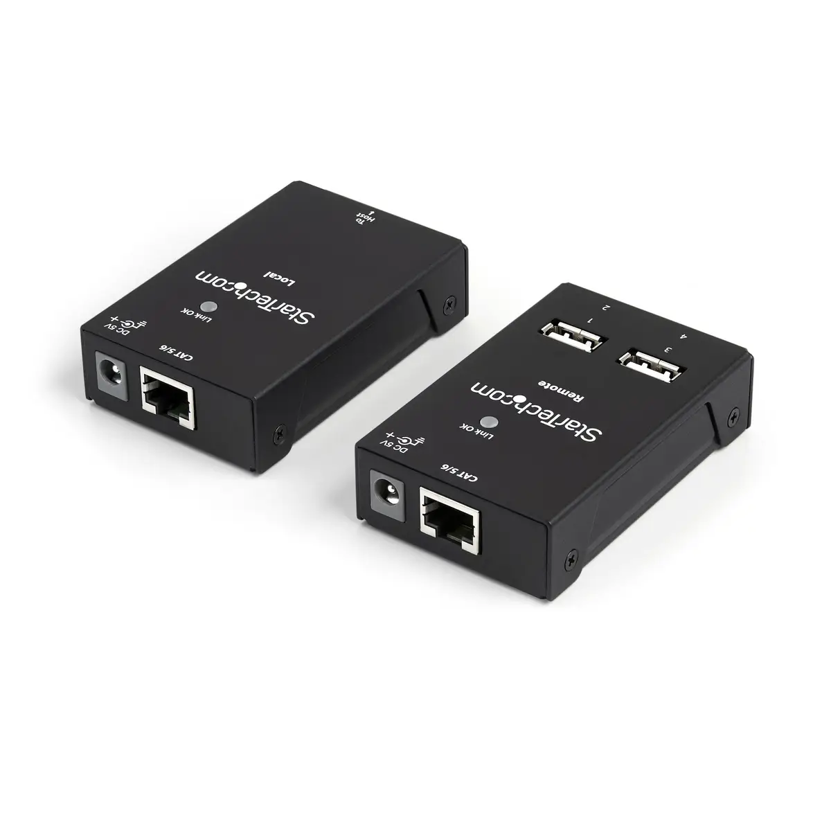 4-Port USB 2.0 über Ethernet Extender Cat5/Cat6/Cat7 bis zu 50m
