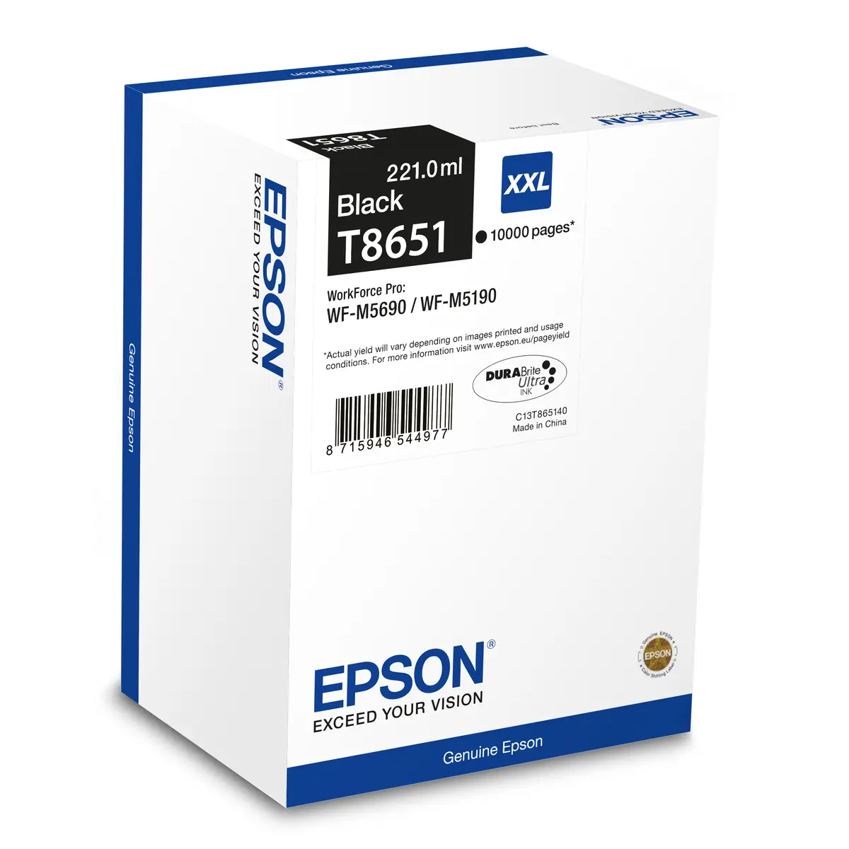 Ink Cartridge C13T865140 ca. 10000 pages black