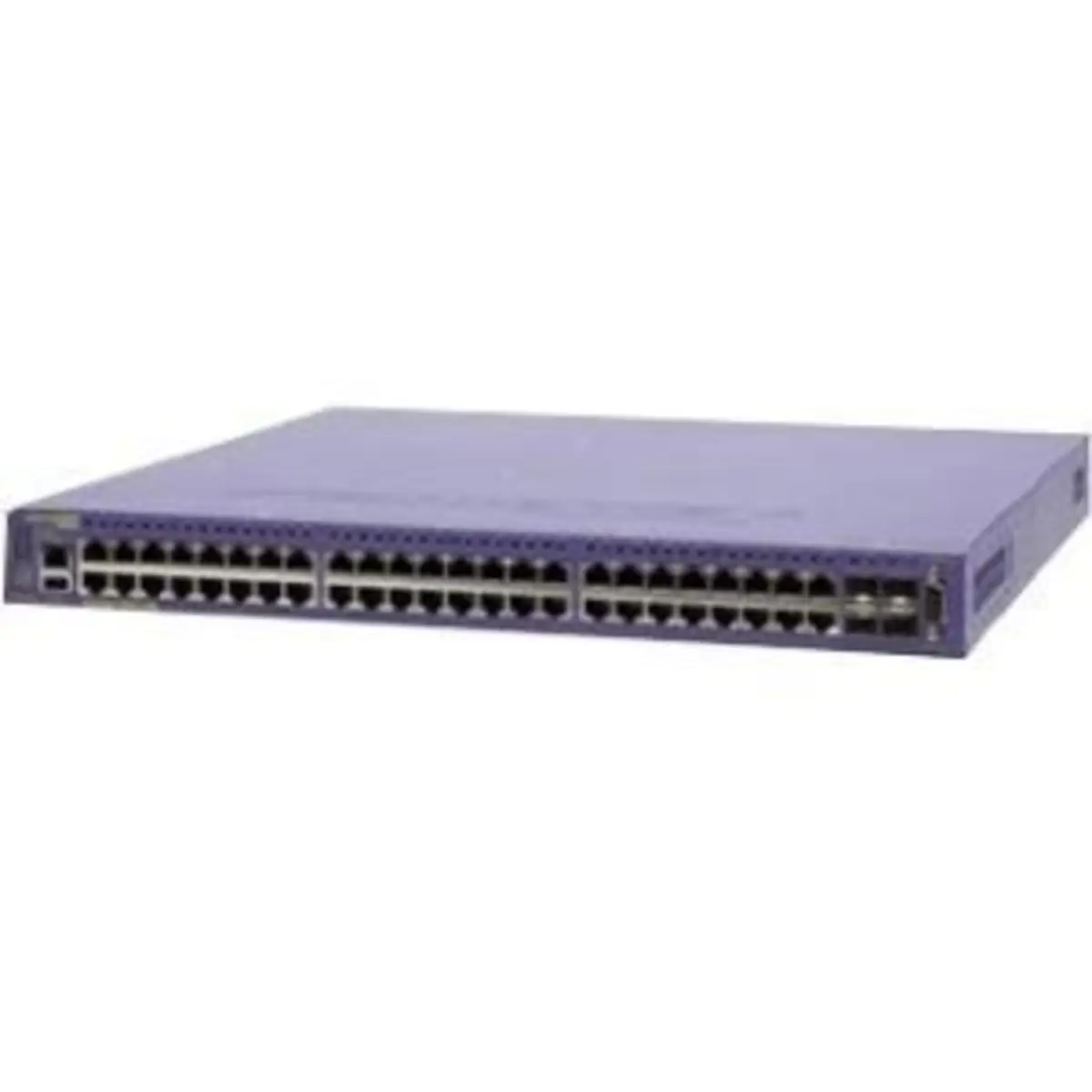 Summit X460-G2 48 10/100/1000BASE-T 4 1000/10GBaseX unpopd SFP+ ports Rear VIM Slot (unpopd) Rear Timing Slot (unpopd) 2 unpopd PSU slots fan module slot (unpopd) ExtremeXOS Advanced Edge lic