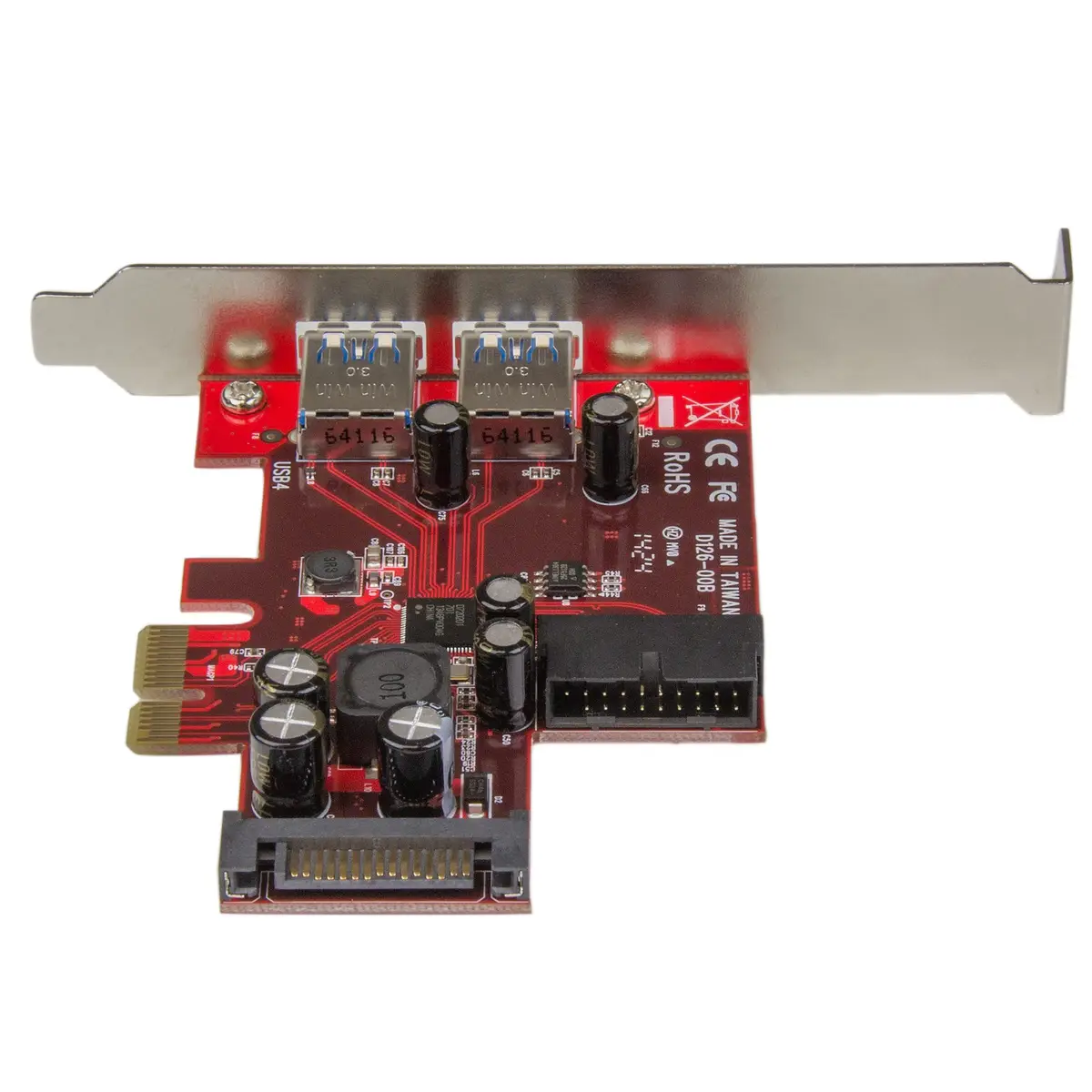 USB 3.0 PCI Express-Karte USB 2 Externe und 2 Interne Port mit SATA Power