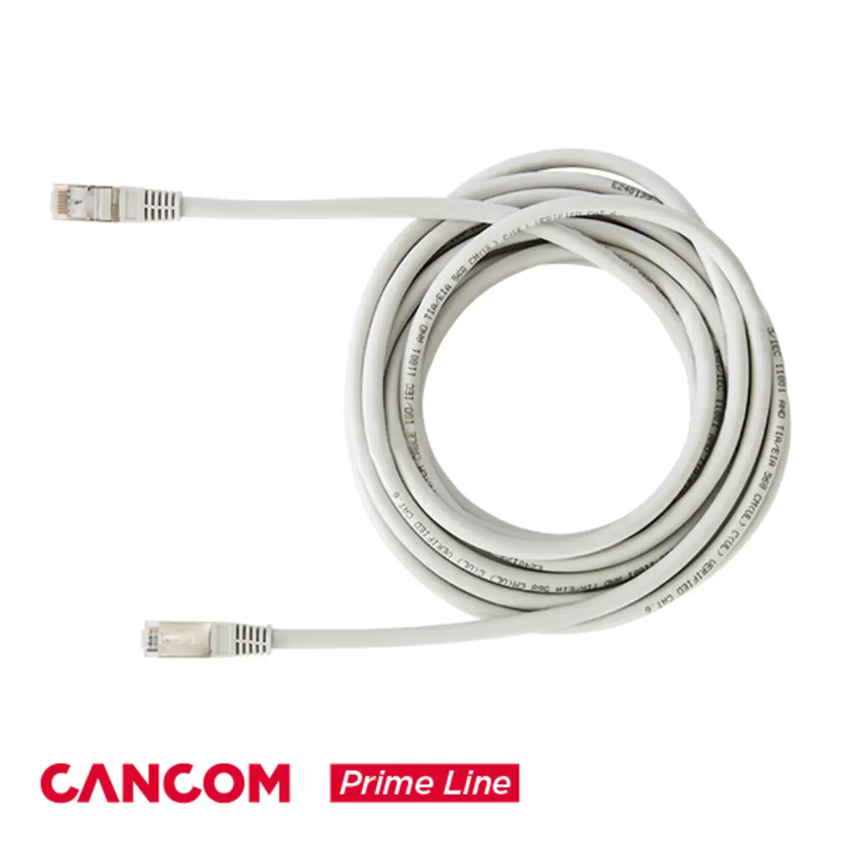 Prime Line Patchcable RJ-45 S/FTP Cat6 grey 5m