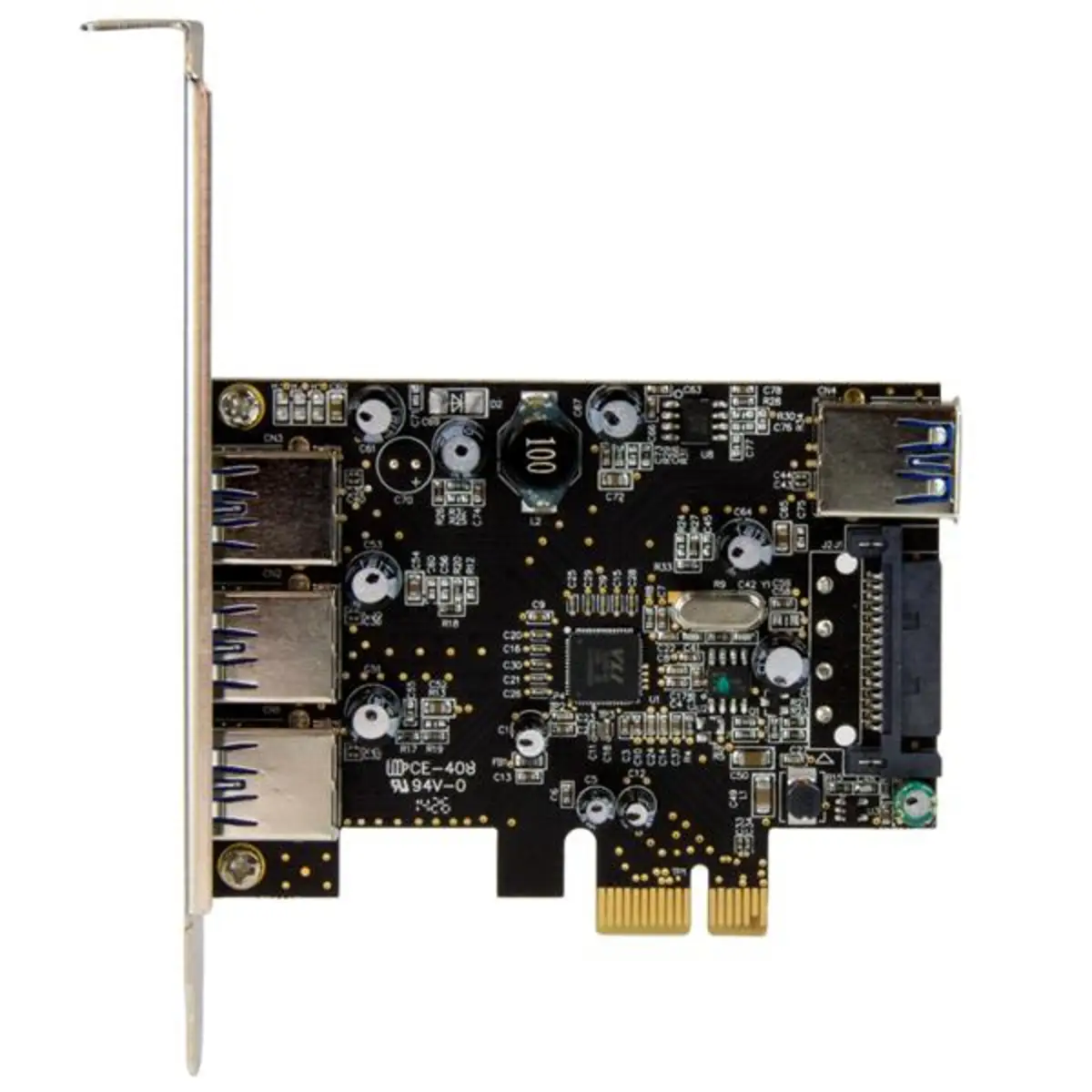 4-Port USB 3.0 Karte PCIe Low Profile