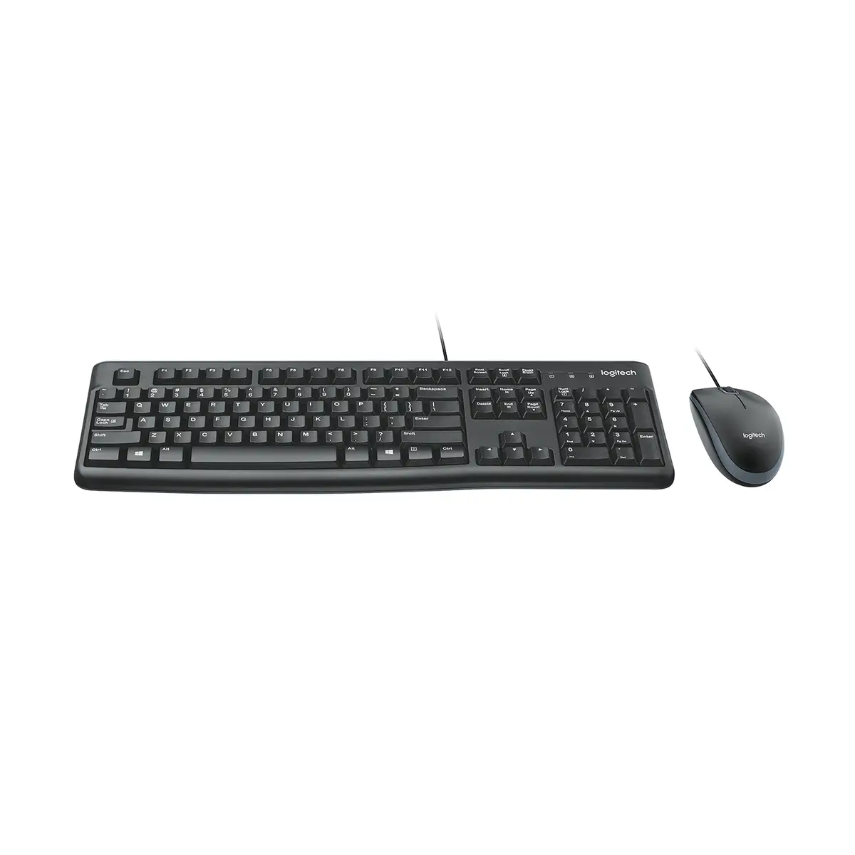 Combo MK120 Tastatur/Mouse-Set USB Schwa