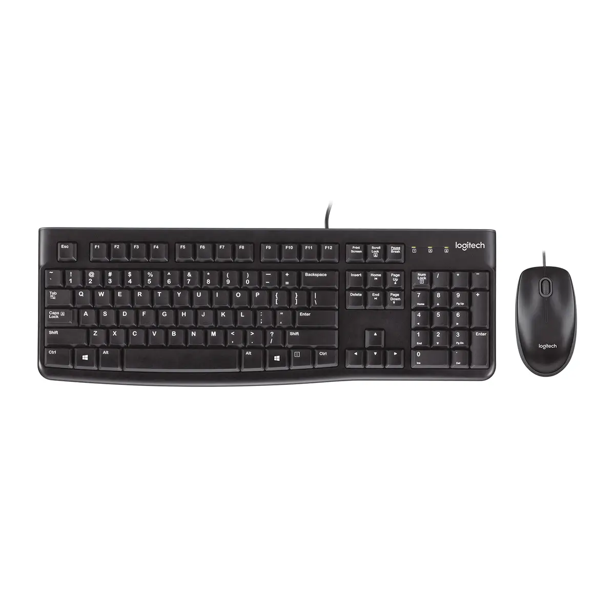 Combo MK120 Tastatur/Mouse-Set USB Schwa
