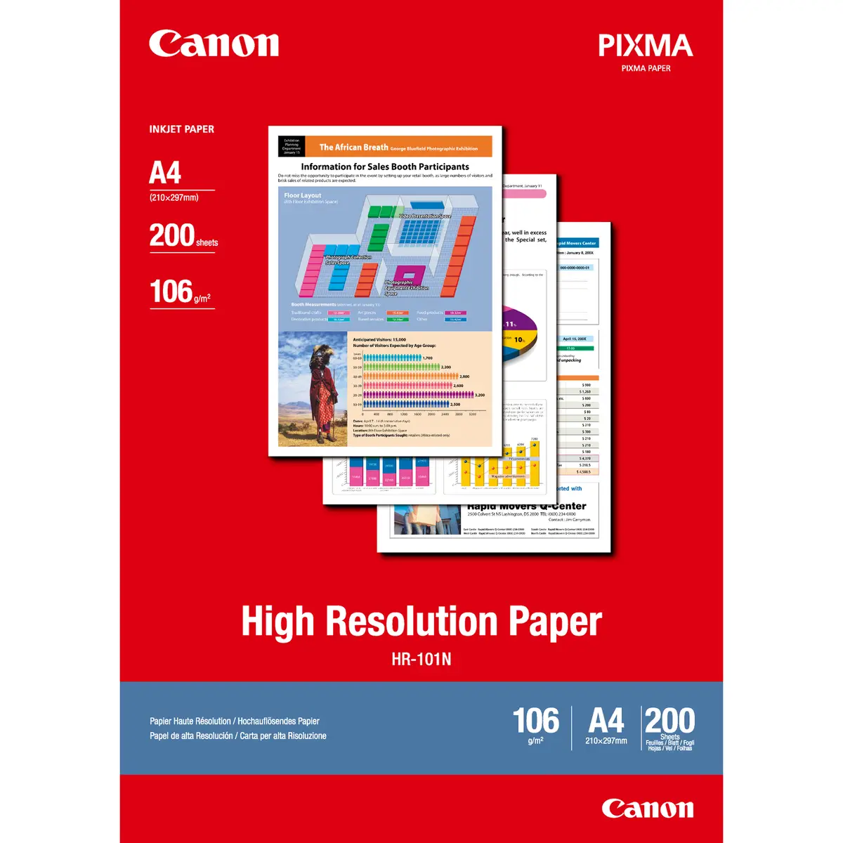 HR-101N Paper A4 200 Sheet 105g