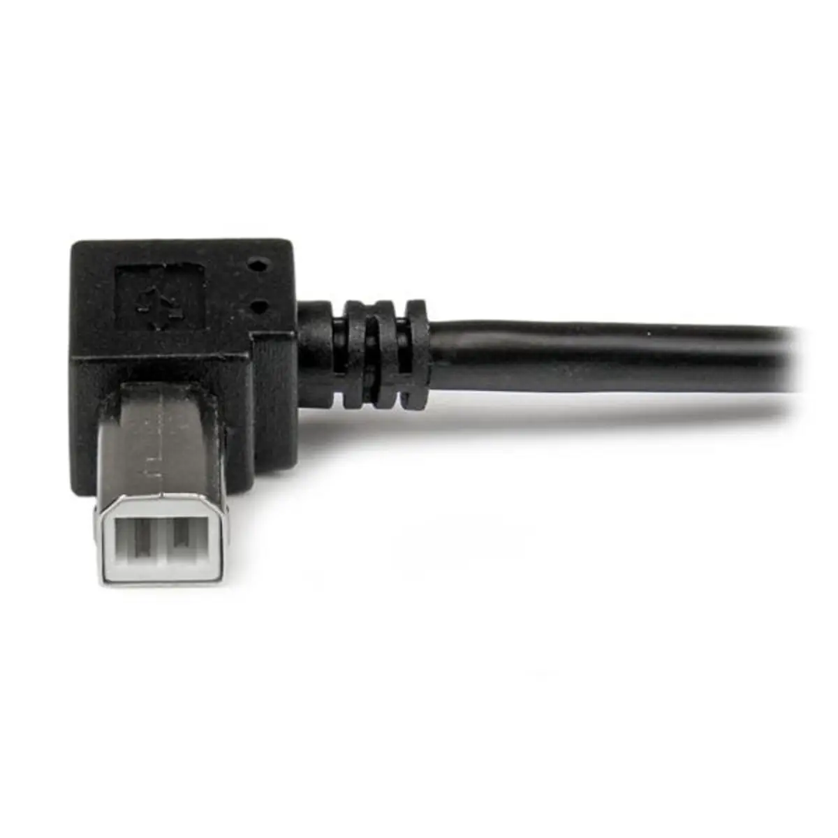USB 2.0 Kabel A/B Stecker/Winkelstecker schwarz 3m