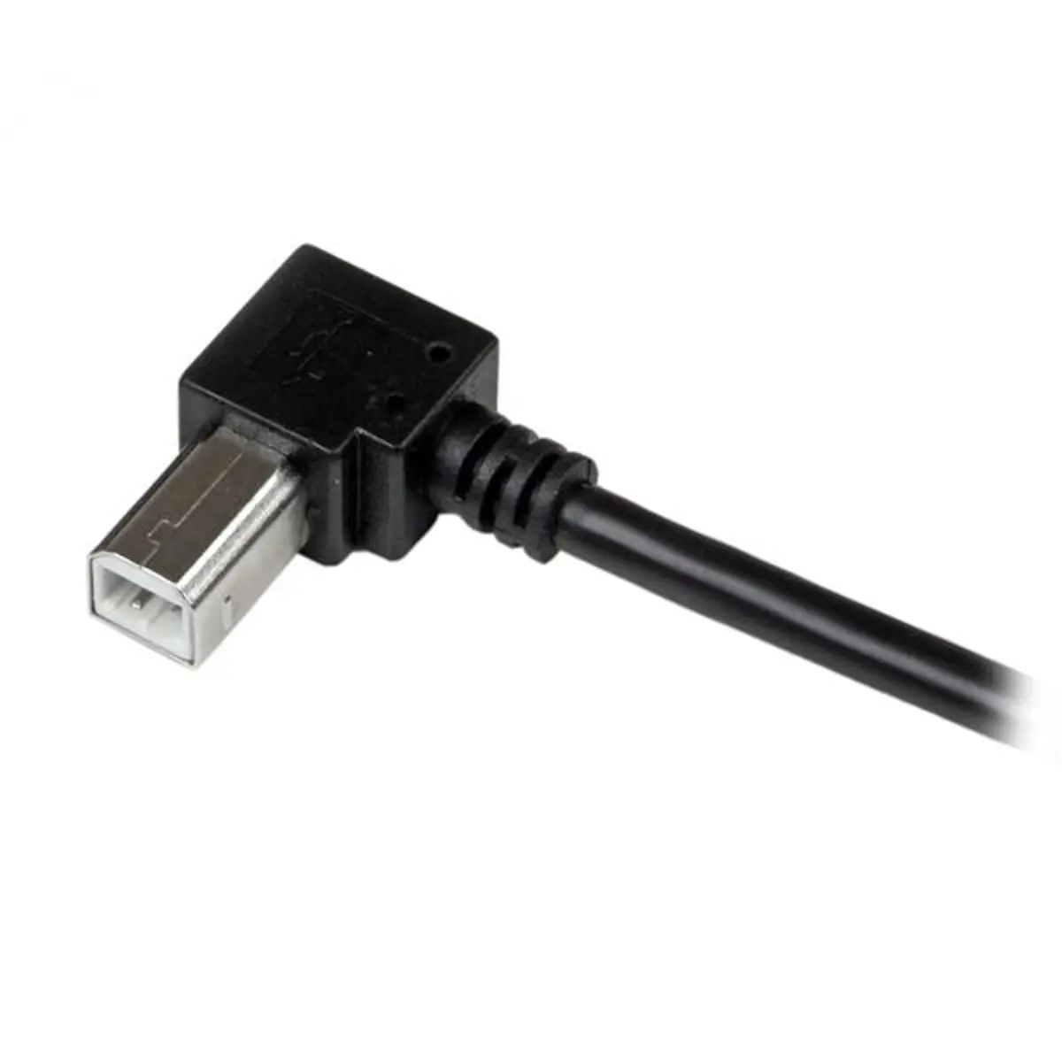 USB 2.0 Kabel A/B Stecker/Winkelstecker schwarz 3m