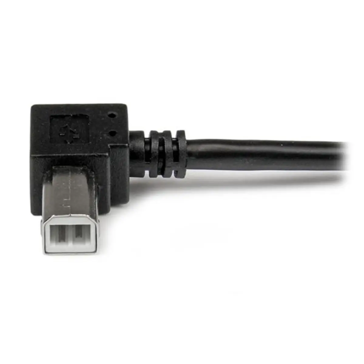 USB 2.0 Kabel A/B Stecker/Winkelstecker schwarz 3m