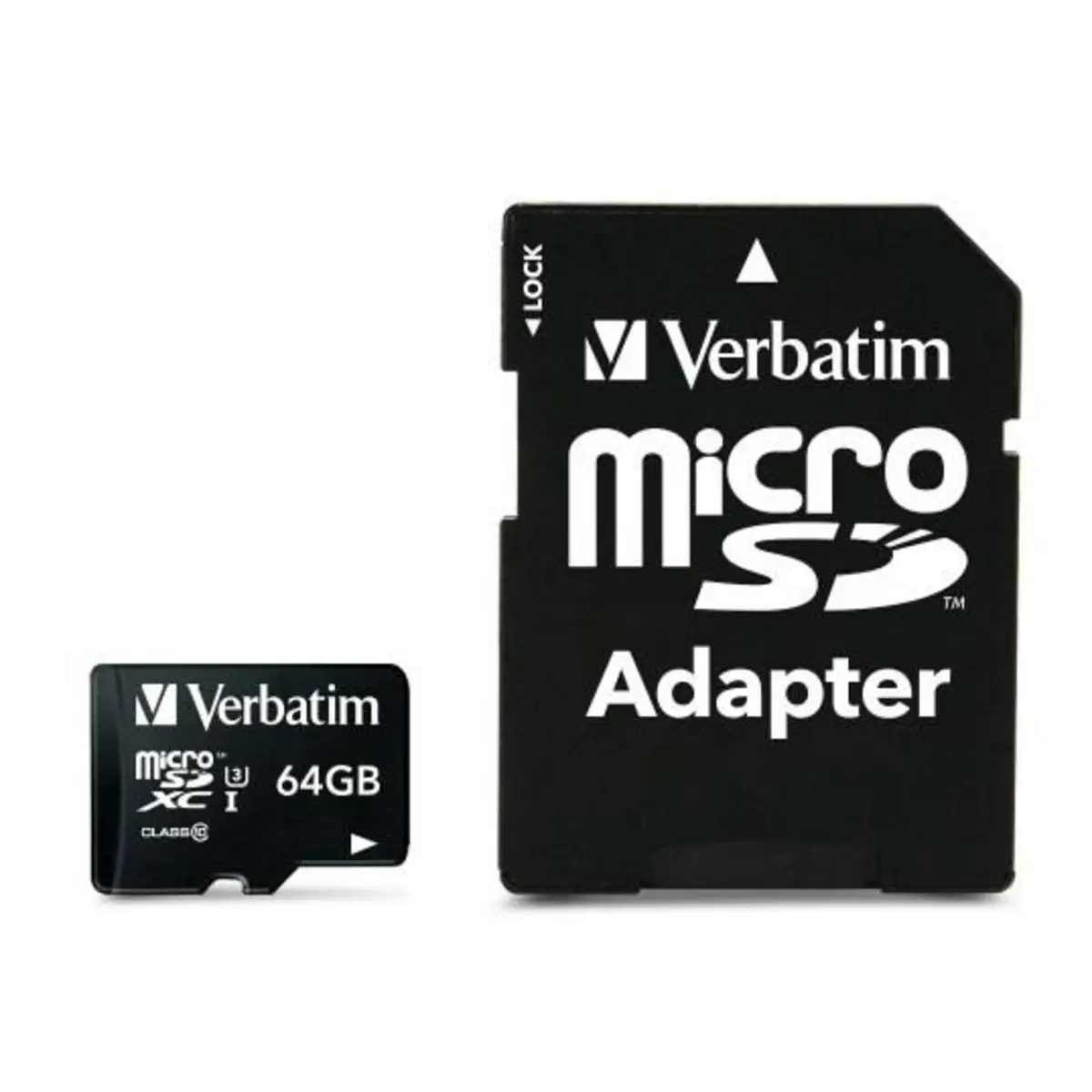 Pro microSDXC Card 64 GB Class 10 UHS-I incladaptor