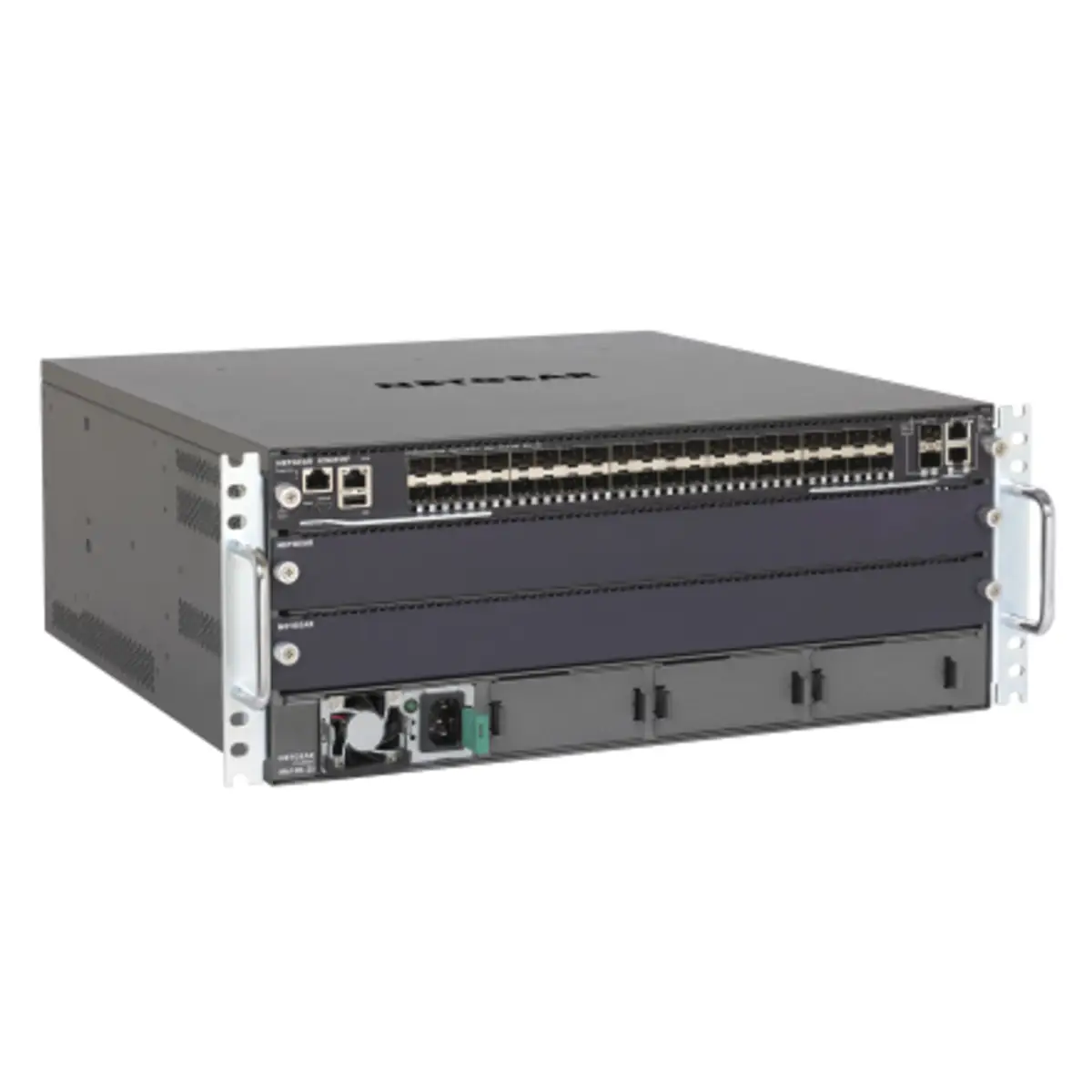 ProSafe M6100-44GF3 Chassis Starter Kit Switch 40ports + 2x 10 Gigabit Ethernet + 2xSFP+ Managbar 4HE