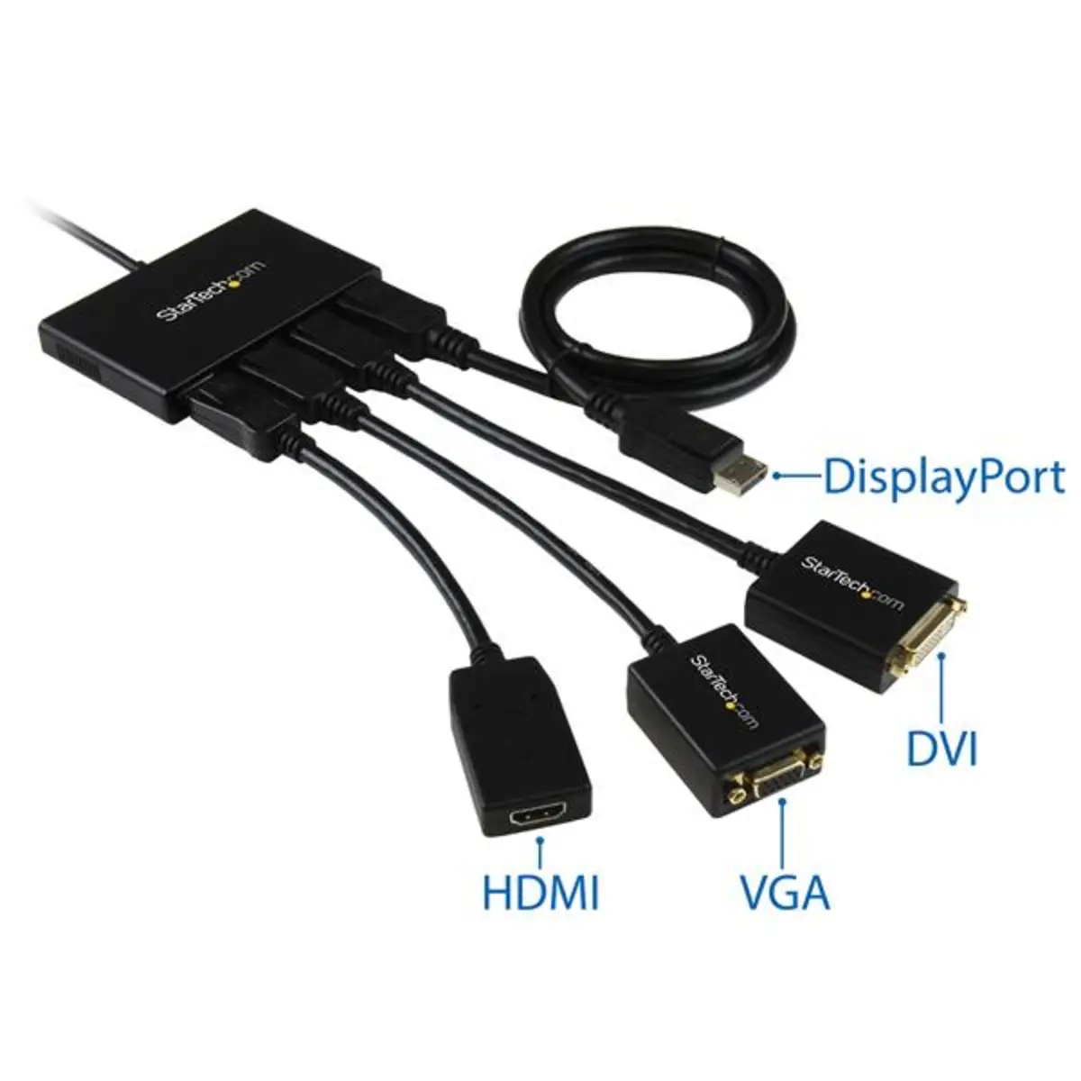 MST Hub DisplayPort zu 4x DisplayPort