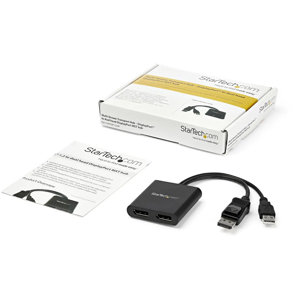 MST Hub DisplayPort zu 2x DisplayPort
