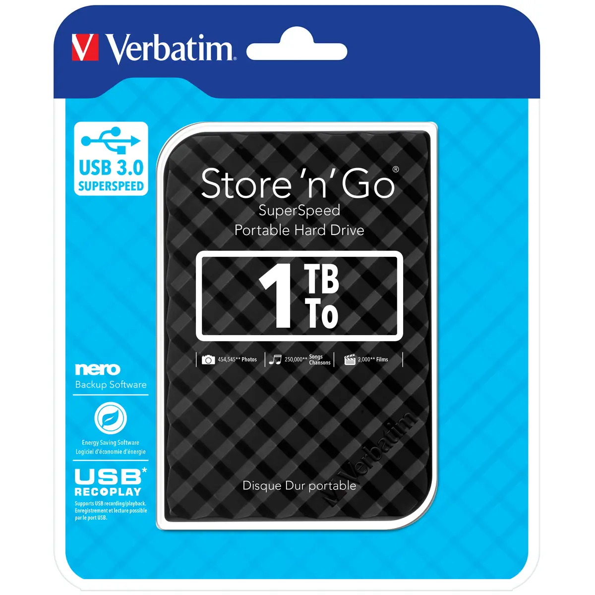 Store 'n' Go Gen 2 HDD 1000 GB USB 3.0 extern 6,4 cm (2,5") Schwarz
