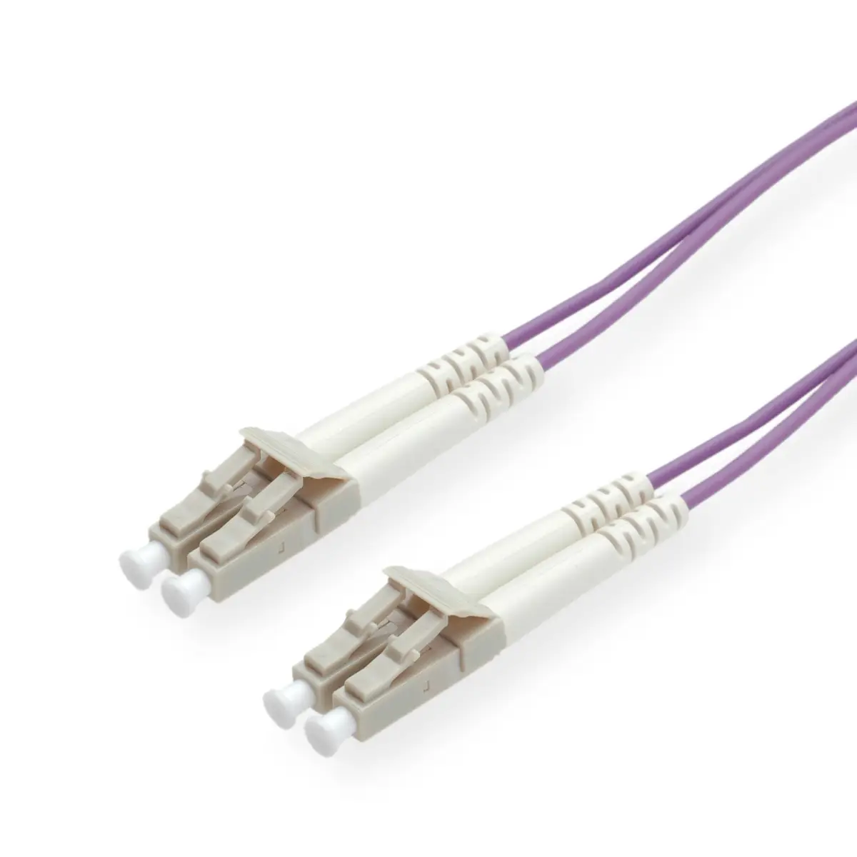 LWL Patchkabel 50/125u LC/LC Stecker/Stecker Violett 1m
