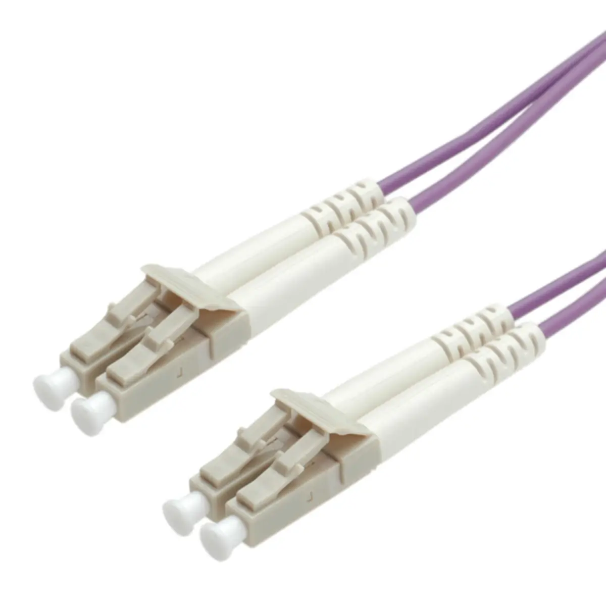 LWL Patchkabel 50/125u LC/LC Stecker/Stecker Violett 1m