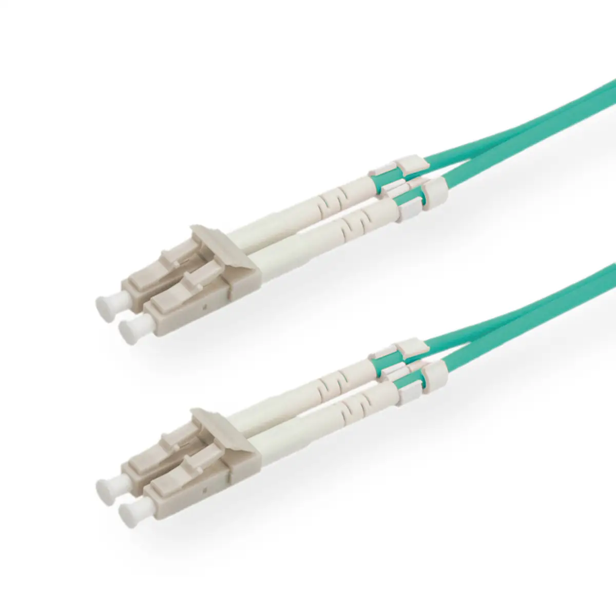 LWL-Kabel 50/125µm LC/LC Stecker/Stecker Türkis 5 m