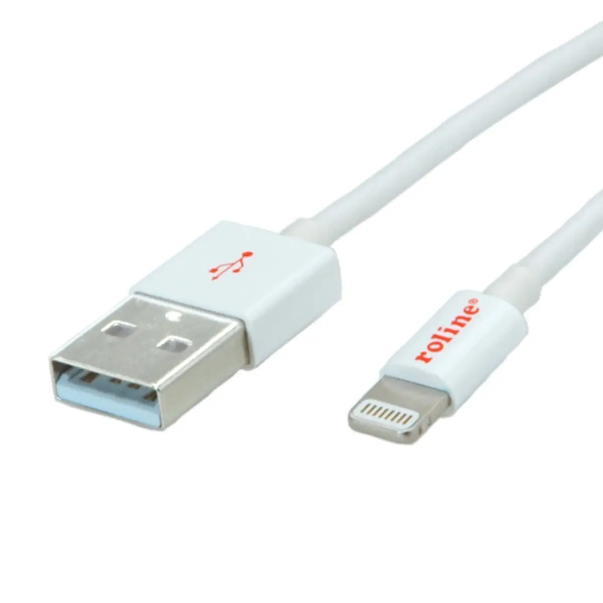 Sync- & Ladekabel USB/Lightning Stecker/Stecker Weiß 1,8m