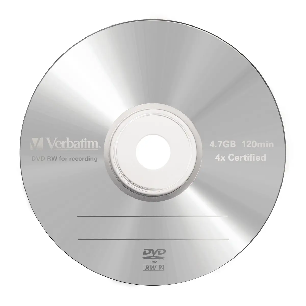 DVD-RW 4,7GB 4X silber 5er Pack JewelCase